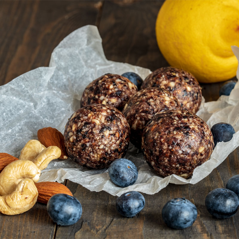 Energy Balls and Energy Bars by Balls and Bars in wax paper