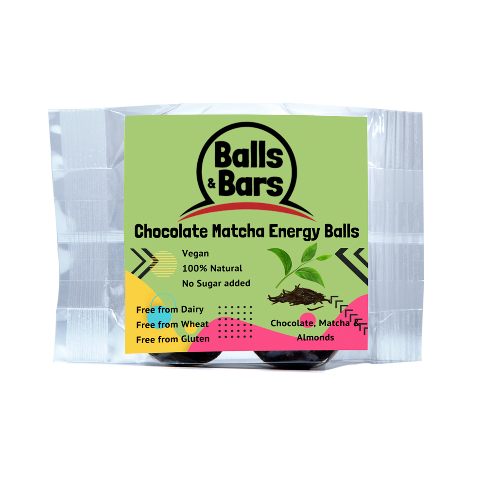 Chocolate Matcha Energy Balls